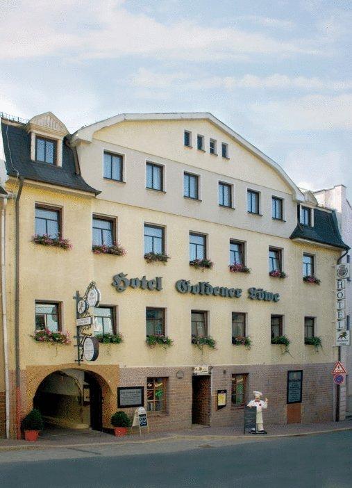 Hotel Goldener Loewe Zeulenroda-Triebes ภายนอก รูปภาพ