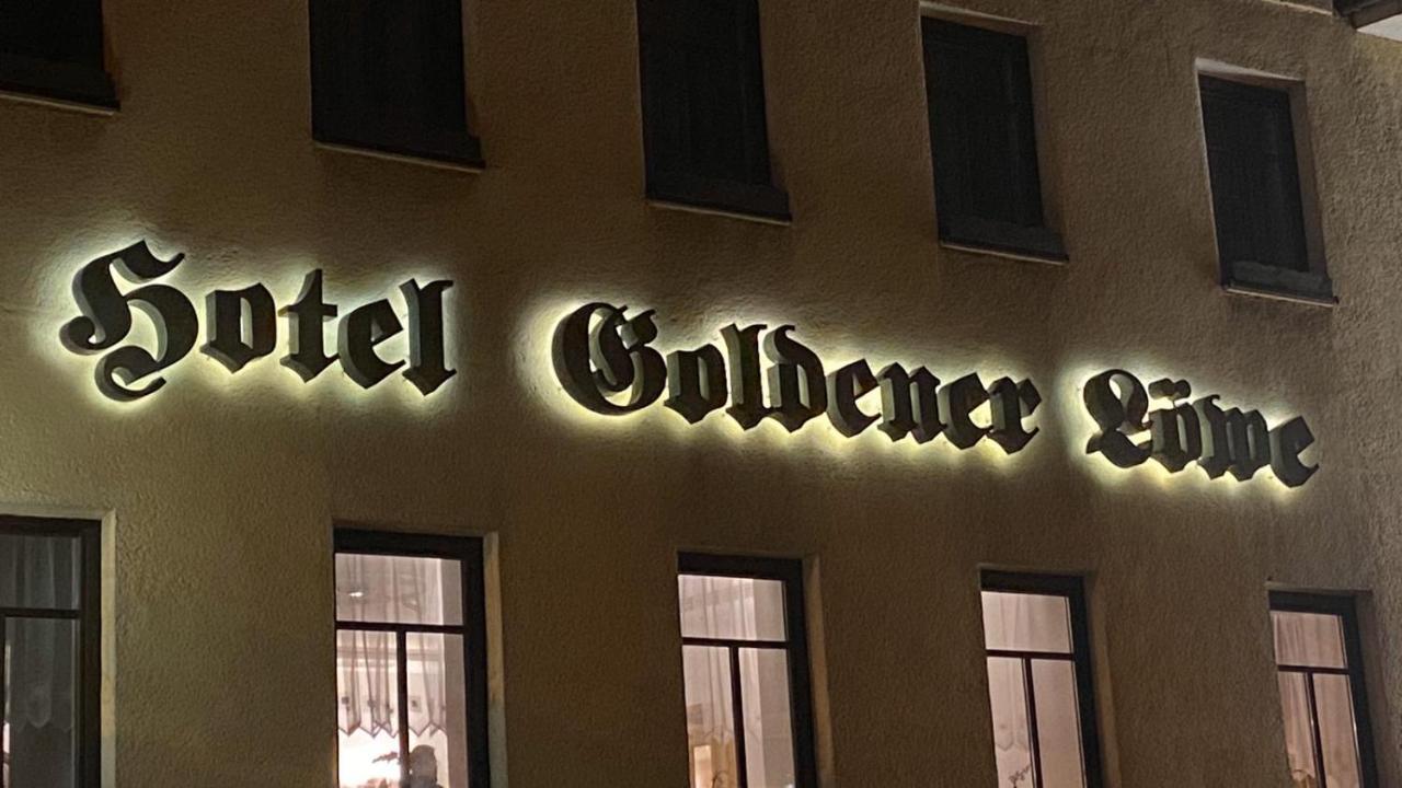 Hotel Goldener Loewe Zeulenroda-Triebes ภายนอก รูปภาพ