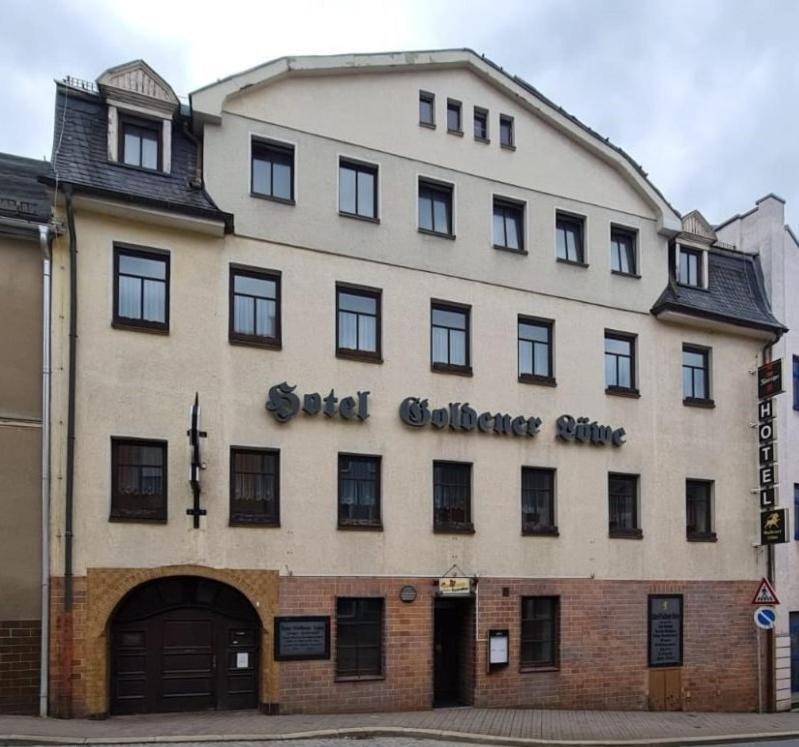 Hotel Goldener Loewe Zeulenroda-Triebes ภายนอก รูปภาพ